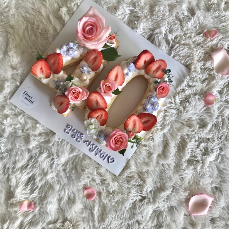 인생은 사십부터♥︎ 생일케이크